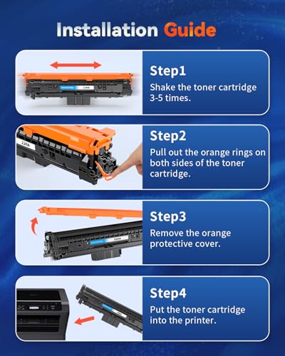 Skydo 220A Toner Compatible for H P 220A 220X Toner for Color LaserJet Pro MFP 4302dw 4302fdw 4302fdn 4202dw 4202dw, Toner Cartridge W2200A W2201A W2202A W2203A