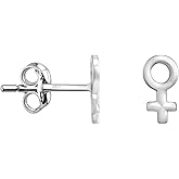 SOFIA MILANI - Solid 925 Sterling Silver Earrings for Women - Venus Symbol Stud Earring - E1462
