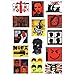 Band Stickers 220pcs Unduplicated Punk Rock Roll Music Decals, Cool Vinyl Graffiti Stickers for Electronic Organ Guitar Piano Violin Drum Flute Laptop Car Helmet Bicycle