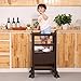 SDADI Step Stool for Kids, Adjustable Height Toddler Learning Stool| Coffee LT02CF