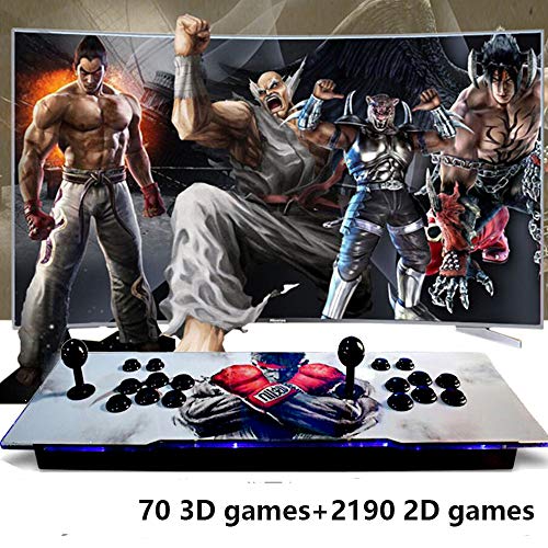 Retro Arcade Video Games Console - 2260 Games in Pandora Treasure 3D Box ,2 Players Joysticks Arcade Machine 1920x1080 HD Output Support for TV Laptop PS4 Nintendo Devices