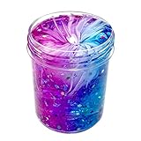 JP-DPP9 Non-Toxic Clear Slime，Beautiful Color Mixing Cloud Slime Kids Squeeze Relieve Stress Toy Squishies Slow Rising Decompression Toys (Multicolor)