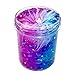 JP-DPP9 Non-Toxic Clear Slime，Beautiful Color Mixing Cloud Slime Kids Squeeze Relieve Stress Toy Squishies Slow Rising Decompression Toys (Multicolor)