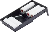 Fit For The Job 7pc Foam Mini Paint Roller Set 4in Tray Gloss Satin view 3