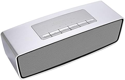 Cibo Portable Silver Bluetooth Speakers with Wireless FM Stereo For SmartPhone Tablet