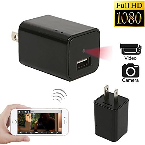 WNAT Mini 1080P WIFI HD Camera Plug Wall Charger Video Recorder Motion Detection Wireless Real-time Remote See Live Nanny Cam