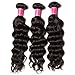 YIROO Brazilian Human hair Body Wave Virgin Hair Weave 3 Bundles 9A 100% Unprocessed Human Hair Weft Extensions Natural Color 95-100g/pc (8 10 12')