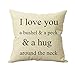 Pillow Cases, IEason Pillow Case Sofa Waist Throw Cushion Cover Home Decor (C)