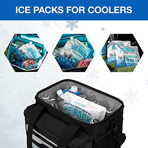 SUNLUG Cooler Ice Packs Reusable Ice Packs for Coolers Long Lasting