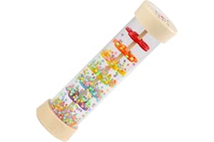 Rainmaker Rain Sticks, Hand Rainstick Shaker Rain Maker Beaded Raindrops Musical Instrument for Early Education Development