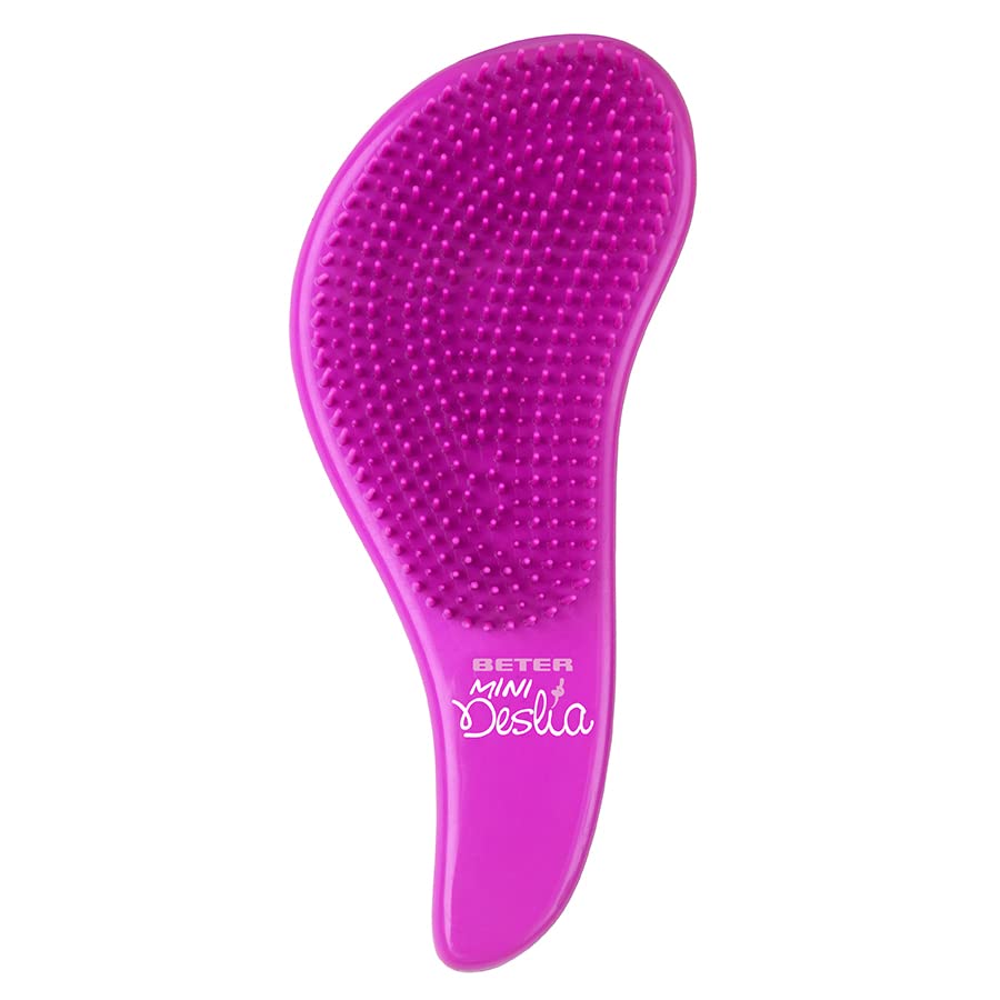 Deslia Mini detangling brush for children – Travel size – Detangles hair without pulling