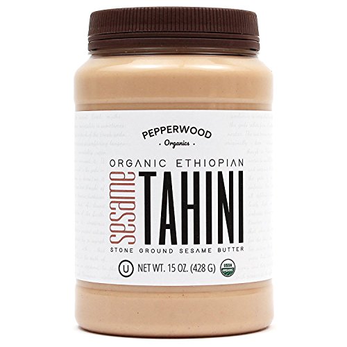 Pepperwood Organic Stone-Ground Ethiopian Sesame Tahini Paste, Hulled, Unsalted, Non-GMO, Gluten-Free, Kosher, Vegan, USDA Organic, Peanut-Free, 15 Ounce - Thumbnail 6