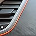 3D DIY Car motor Interior Exterior Decoration Moulding Trim Strip line by NERLMIAY (5M Orange)
