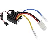 Goolsky WP-1060-RTR Waterproof Brushed 2S-3S 60A ESC for 1/10 Tamiya Traxxas Redcat HSP HPI RC Car