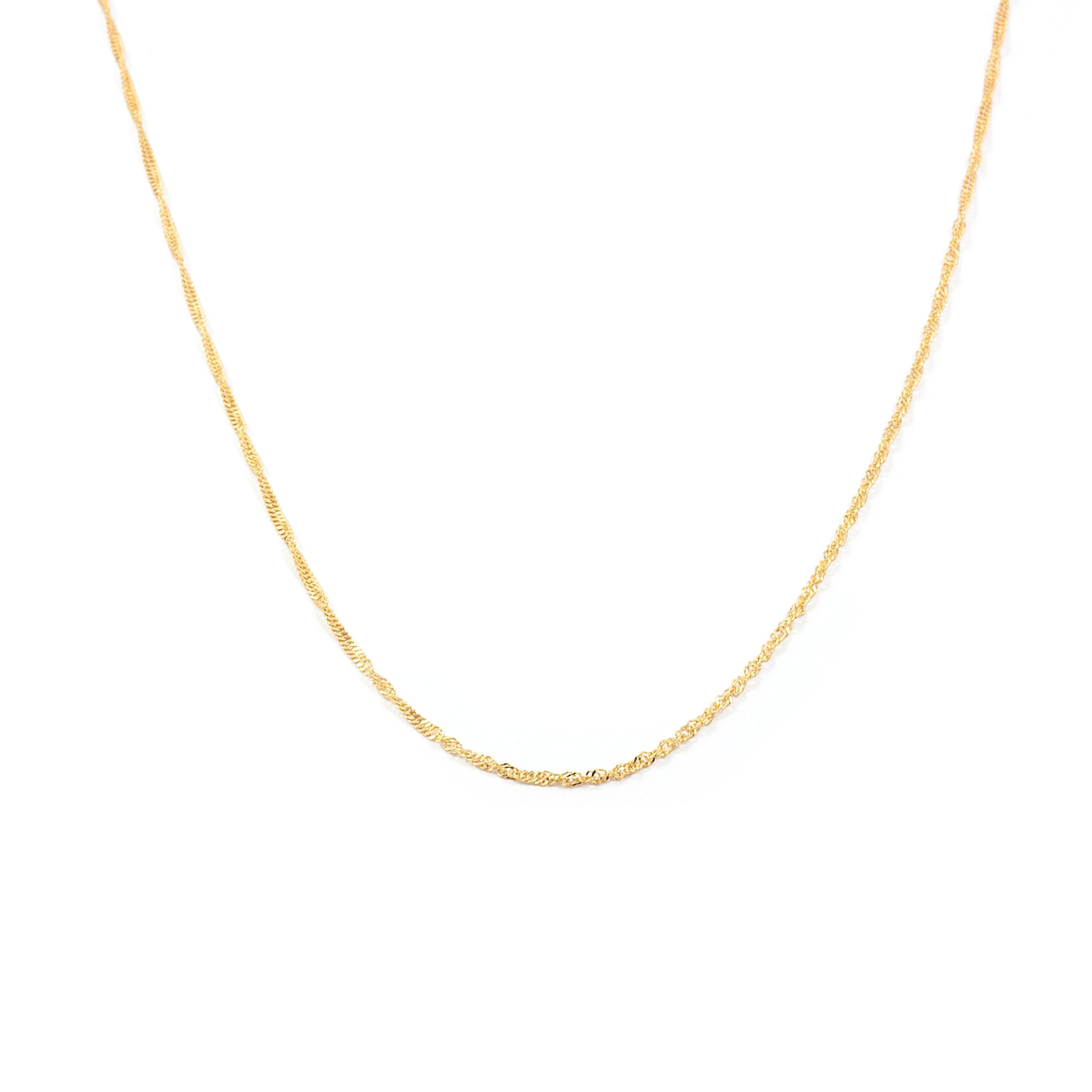 Monde Petit 18ct Yellow Gold Singapore chain