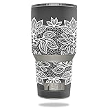 Skin Decal Wrap for YETI 30 oz Rambler Tumbler cover sticker Floral Lace