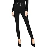 Hybrid & Company Women's Casual Leggings Elastic Waistband Skinny Pants