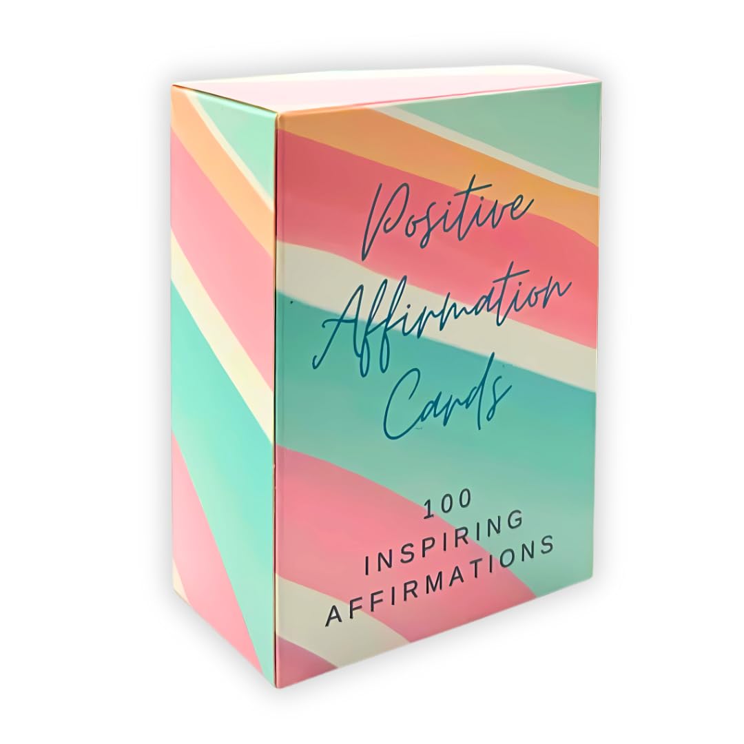 Second Ave 100 Positive Affirmation Cards Inspiring Motivational Quotes Mindfulness Christmas Xmas Stocking Filler Secret Santa Present