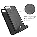 iPhone 7 Case, Moonmini Shockproof Slim Fit Dual Layer Protection Card Slot Holder Hybrid Cover with Kickstand for iPhone 7 (2016) - Black