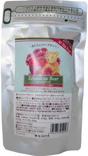 Amazon おいしいハーブティー エキナセアベア 30個 おいしいハーブティー ハーブティー 通販