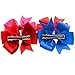 Prohouse 40Pcs Baby Girl Grosgrain Ribbon Boutique Hair Bows For Teens Baby Girls Babies Toddlers