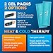Wrist Ice Pack Wrap - Cold Therapy for Instant Pain Relief and Treatment of Carpal Tunnel, Tendonitis, Injuries, Swelling, Rheumatoid Arthritis, Sprains - Hand Support Brace with Reusable Gel Packs