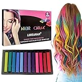 Hair Chalk,Hair Chalk Pens,Temporary Hair Chalk-Washable Hair Color Safe For Kids And Teen - For Party,Girls Gift,Kids Toy,Birthday Christmas Gifts For Girls,12 Bright Colors