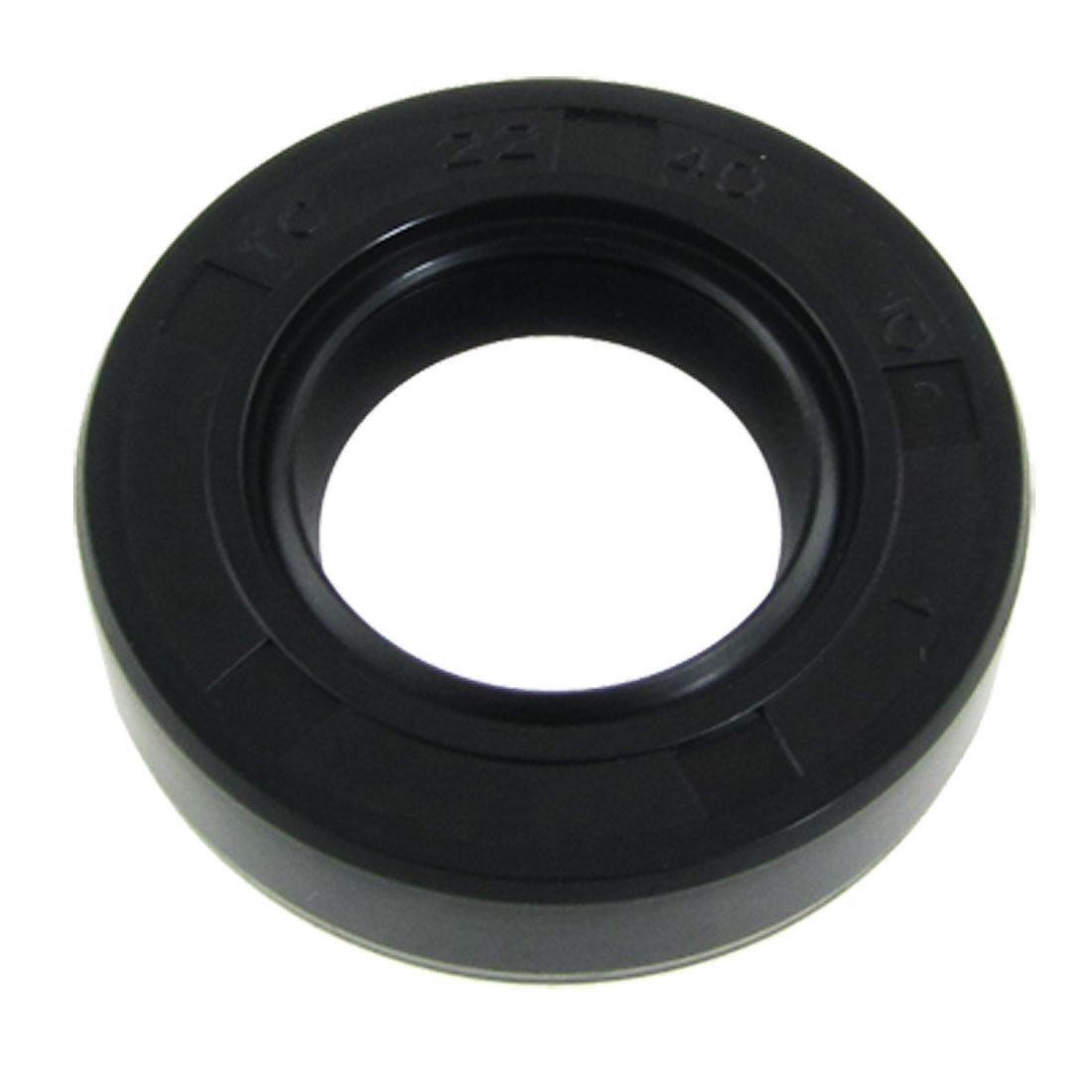 sourcing map Spring Loaded Metric Rotary Shaft TC Oil Seal Double Lip 22x40x10mm