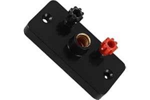 Kichvoe Miniature E10 Lamp Holder Screw Socket Lamp Base Black Copper for Physics Electronic Circuit