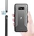Poetic Karbon Shield Slim Fit Galaxy S8 Case with Anti-Slip Side Grip and Carbon Fiber Texture for Samsung Galaxy S8 Black