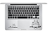 Totoro and Chibi-totoro Keyboard Trackpad My Neighbor Totoro Studio Ghibli Apple Macbook Decal Vinyl Sticker Apple Mac Air Pro Retina Laptop sticker