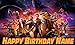 Avengers infinity wars Birthday Party Banner Personalized/Custom Decoration