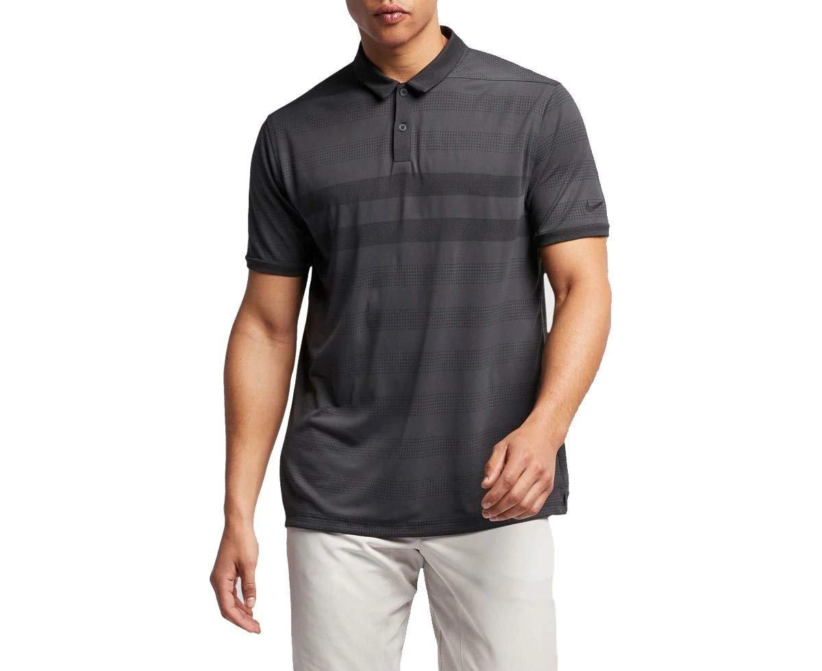 NIKE Dri Fit Zonal Cooling Stripe OLC Golf Polo 2018