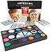 Arteza Kids Face Paint Kit, 16 Colors, Water Activated, 24 Stencils, 4 Sponges, 2 Brushes, 2 Glitter Jars, Nontoxic Paint for Professional Halloween Costumes, Festivals & Theater