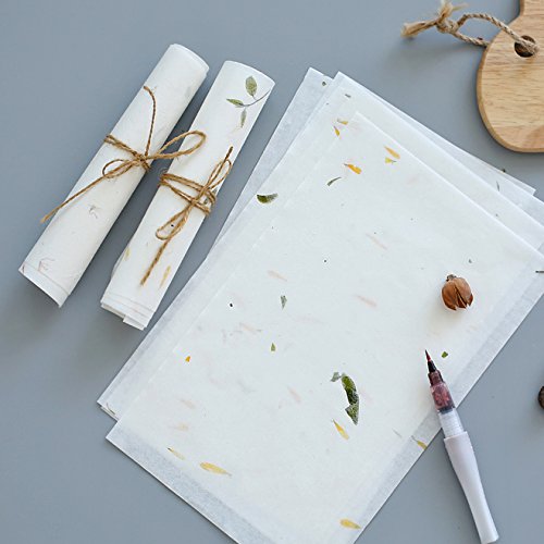 Rice Paper, 40 Pcs Handmade Craft Xuan Paper Chinese Calligraphy