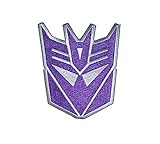 Transformers Decepticon Head Logo Iron-On Patch