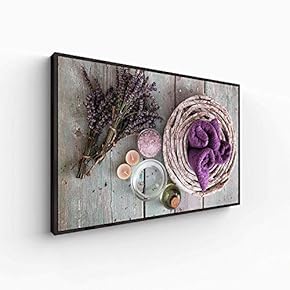 Floating Framed Canvas Wall Art for Living Room, Bedroom Spa Theme Canvas Prints for Home Decoration Ready to Hang - 16x24 inches