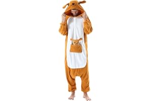 SAMGU Adult Onesie Animal Halloween Cosplay Costume One Piece Pajamas for Women and Men
