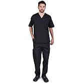 Natural Uniforms Comfortable Fit Men's Workwear Uniform 8 Pocket Top and Pant Set