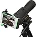 Carson Universal Smart Phone Optics Digiscoping Adapter For Binoculars Spotting Scopes Monoculars Telescopes Microscopes and More (IS-100)