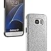 MEKO Galaxy S7 Case,Shiny Sparkle Glitter Bling Case -Built-in Glitter Soft Gel Flexible Firm Rubber Case [Scratch Resistant] for Samsung Galaxy S7- (Silver)