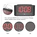 DreamSky Little Digital Alarm Clock with Snooze, 1.2 Inch Clear Led Digit Display with Dimmer, Simple to Operate, Plug in Clock for Bedroom.