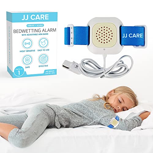 JJ Care Bedwetting Alarms for Kids with Vibration Sensor & Sound, Bed