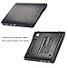 Ploveyy External DVD Writer, Portable Ultra Slim External USB 3.0 CD-RW/DVD-RW Burner Writer External DVD Drive for Laptops Notebook Desktop PC (Black)