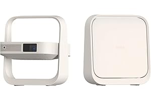 XGIMI Elfin Flip Plus Portable Projector, Google TV with Licensed Netflix, 500 ISO Lumens, 1080P Resolution Home Projector, B