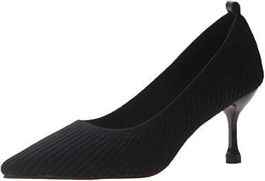 black colour high heels