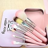 CJB 7 Pcs Professional Pink Hello Kitty Soft Makeup Brush Set with Box (US Seller)