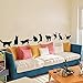 Ussore Cats Wall Stickers Art Decals Mural Wallpaper Decor DIY Decoration for Home living room bedroom bathroom kitchen by Usstore