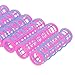 Dovewill 10pcs Hair Roller Curlers 5cm for Barbie Doll Hair Styling Make Up Plastic Fuchsia
