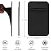 3Pack Adhesive Phone Pocket,Cell Phone Stick On Card Wallet,Credit Cards/ID Card Holder(Double Secure) with Self Sticker for Back of iPhone,Android and All Smartphones (2 Black& 1 Grey)